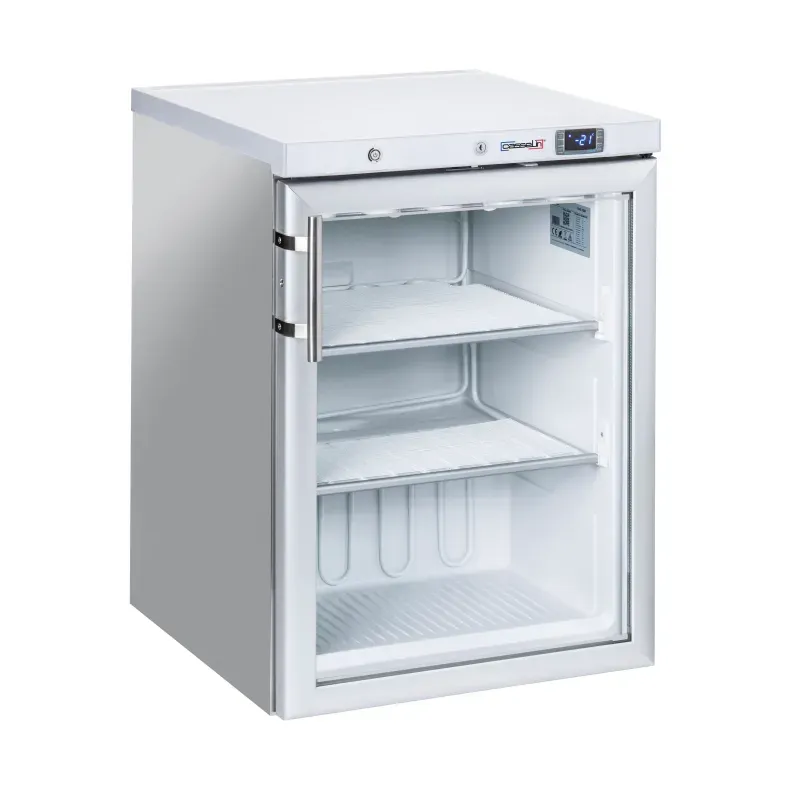 Negative Glass Door Cabinet 200 l Stainless Steel - Casselin