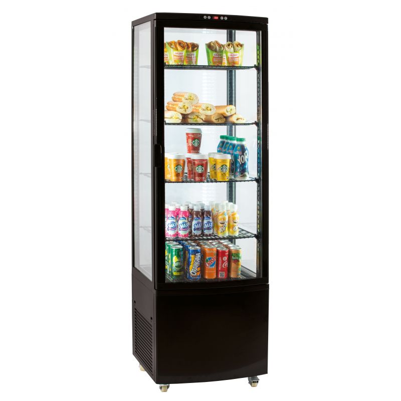 Positive Refrigerated Display Case 235 l Black - Casselin