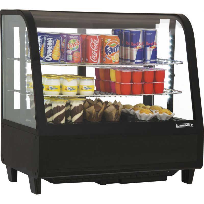 Refrigerated Display Case 100 l Black - Casselin