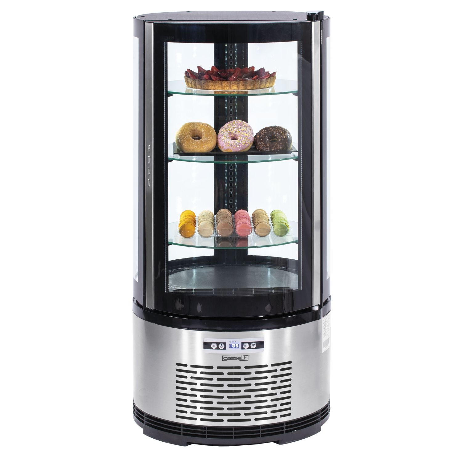 Round Refrigerated Display Case 100 l - Casselin