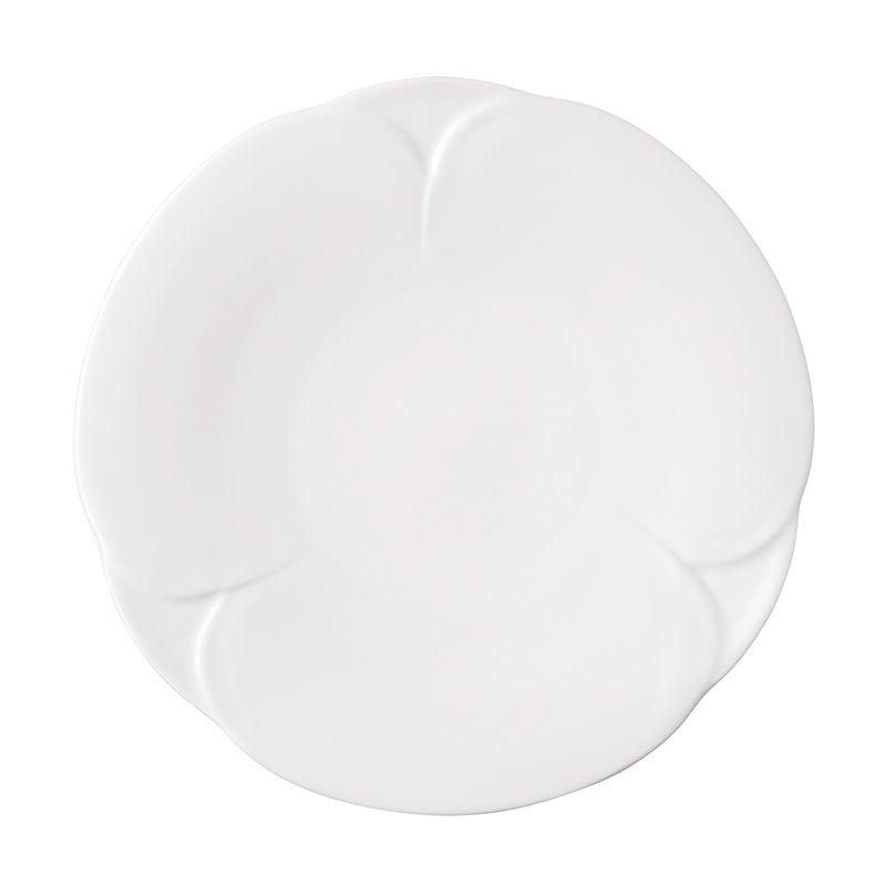 Flat Flower Plate 18.1 cm Bloom Snow - Rosenthal