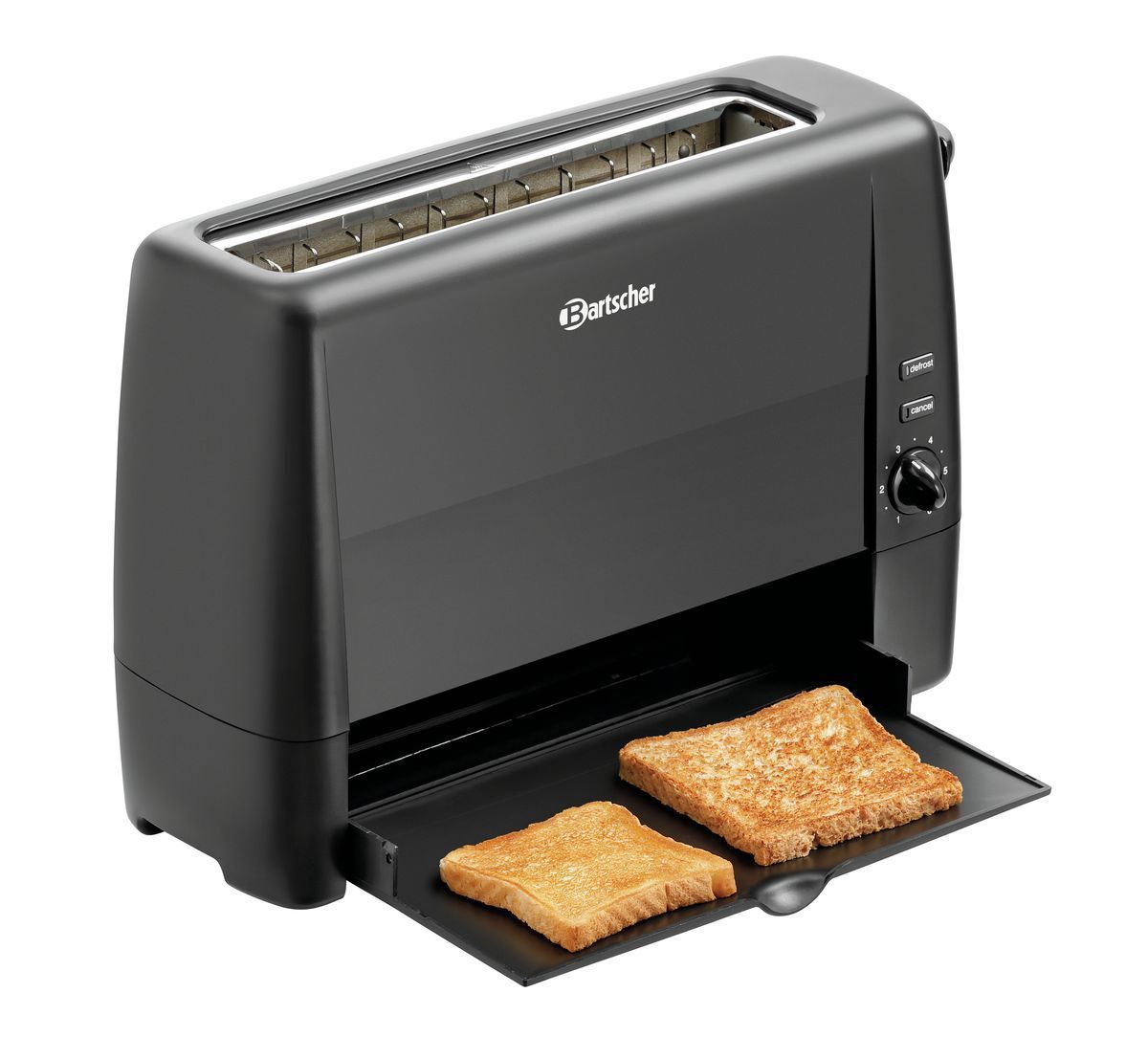 Bartscher toaster TS20SL black