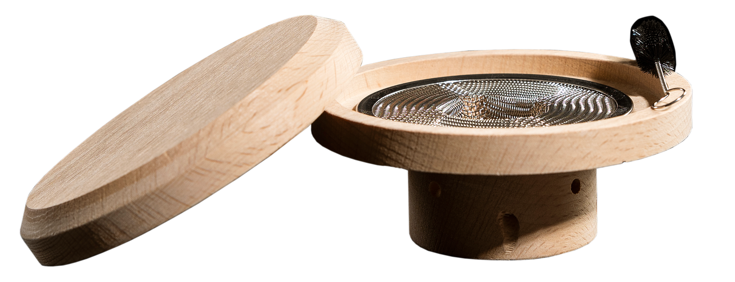 Affumicatore per cocktail in legno uso horeca
