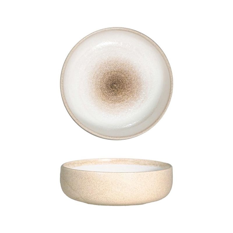 Bowl 13 cm Gemscape sand porcelain for horeca restaurants Tirolix
