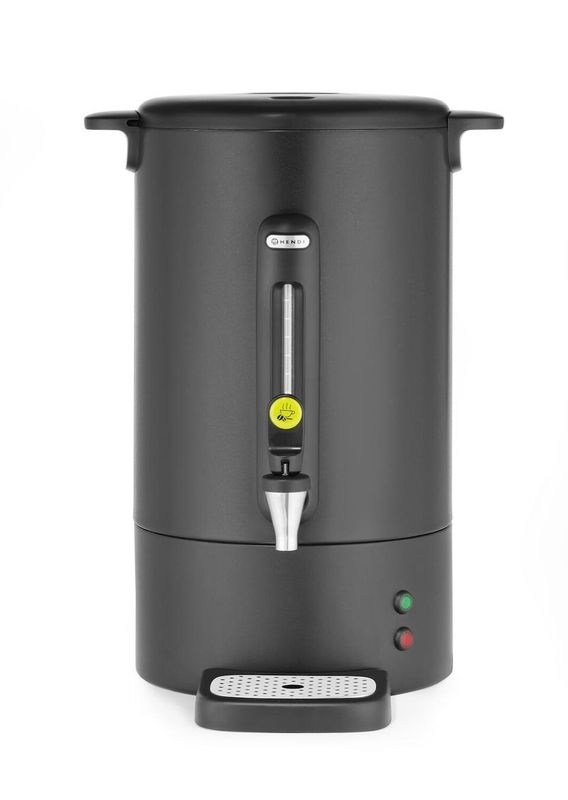 Schwarzer 14L Kaffeebereiter Edelstahl mit Tropffrei Hahn Tirolix