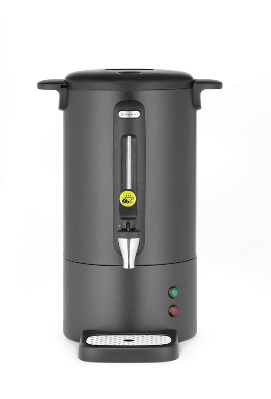 Schwarzer 7L Kaffeebereiter Edelstahl mit Tropffrei Hahn Tirolix