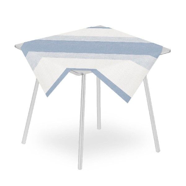 Tischdecke Stoff Blue 100x100 aus Airlaid fuer Gastronomie
