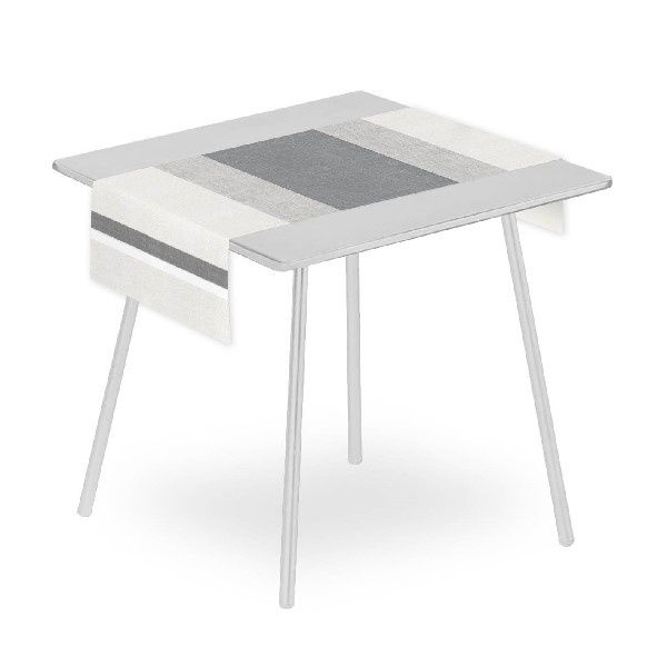Runner Stoff Creta 120x48 aus Airlaid fuer Gastronomie
