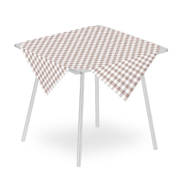 Tablecloth Oste Nocciola 100x100 airlaid for horeca setups