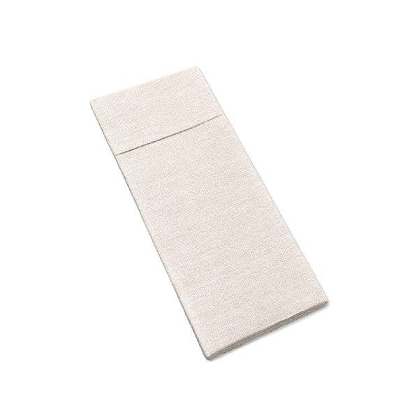 Gio Caramel napkin with pocket 40x32 airlaid for horeca service