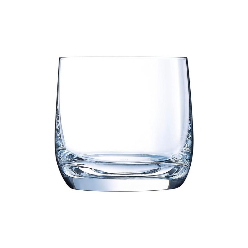 Vigne 37 cl clear glass with stable base for professional Horeca service