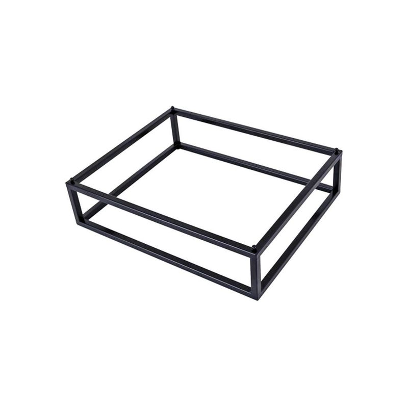 Bliss GN 1/2 buffet stand 32.5x26.5 cm black coated steel for Horeca use