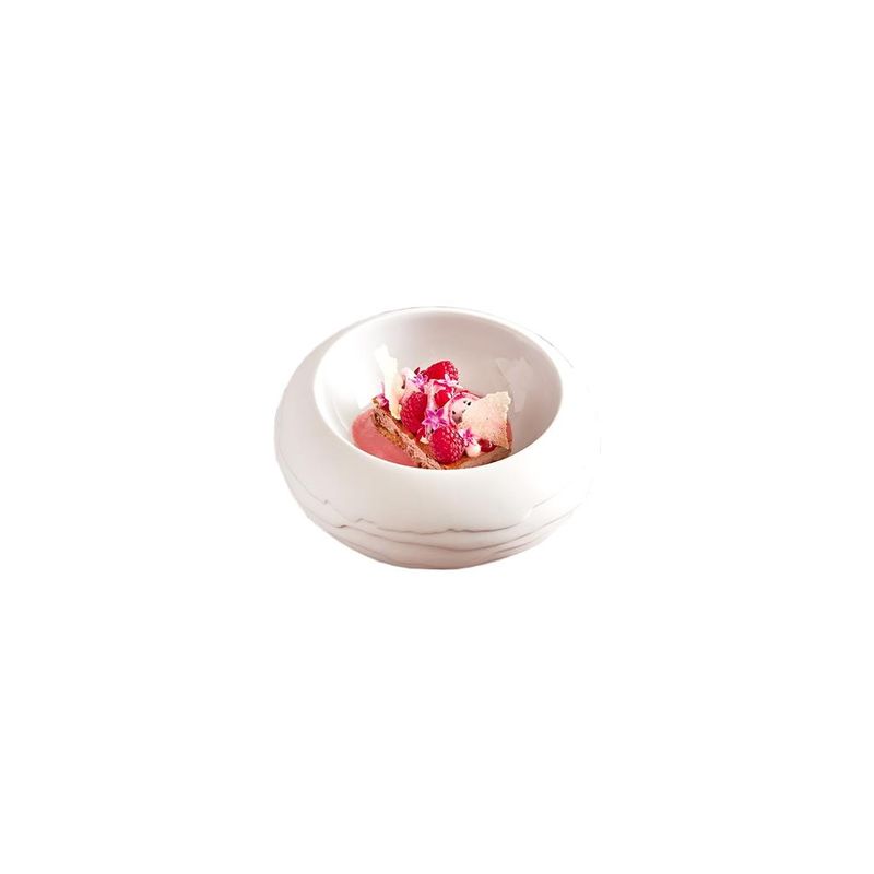 8 cm Terra porcelain bowl Costa Verde for horeca use