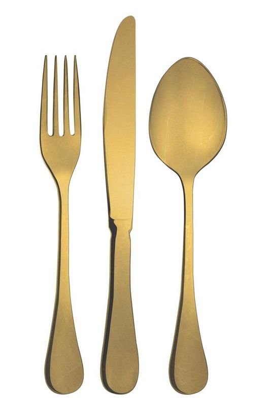 Abert table knife stainless steel vintage gold PVD horeca
