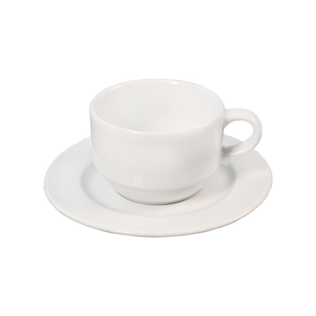 Inker tazza the con piatto 20 cl Selena porcellana horeca