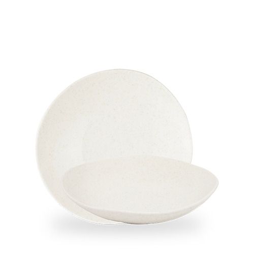 Churchill Stonecast natural organic coupe plate 25 cm horeca