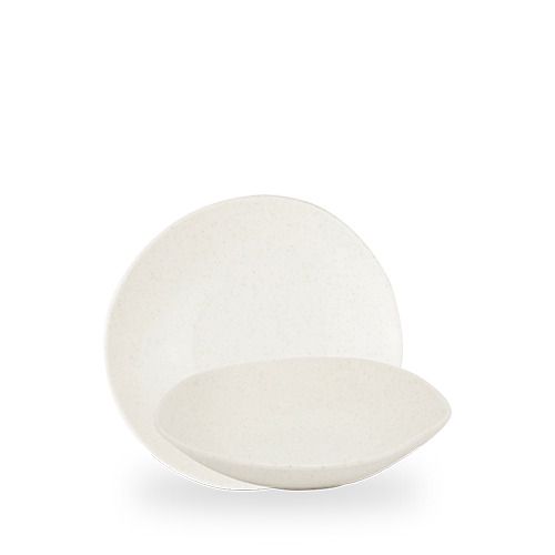 Churchill Stonecast natural organic coupe plate 22 cm horeca