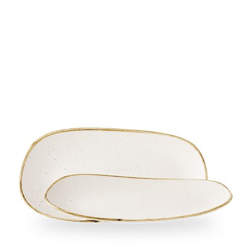 Churchill Stonecast 30x15 cm opal organic platter horeca