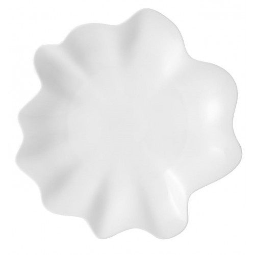 Vista Alegre 31 cm porcelain Flor Mistica plate wavy design professional catering plate