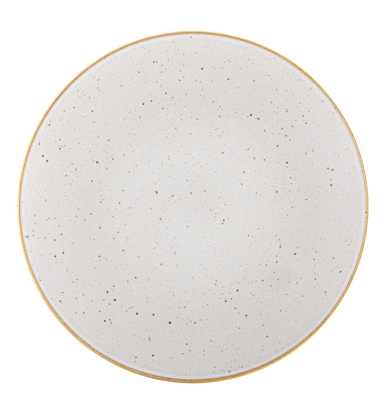 Dinner plate 27.5 cm Gold Stone White Vista Alegre gold rim horeca