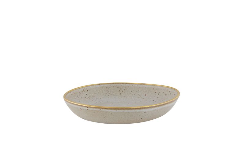 Pasta plate 22 cm Gold Stone White Vista Alegre gold rim horeca