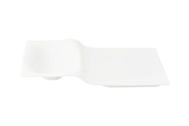 Vista Alegre rectangular flat plate 32,6 x 23 cm Step professional catering plate