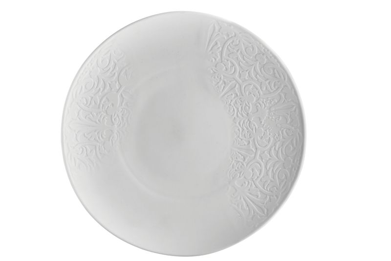Vista Alegre 30 cm porcelain Naiz plate embossed professional catering plate