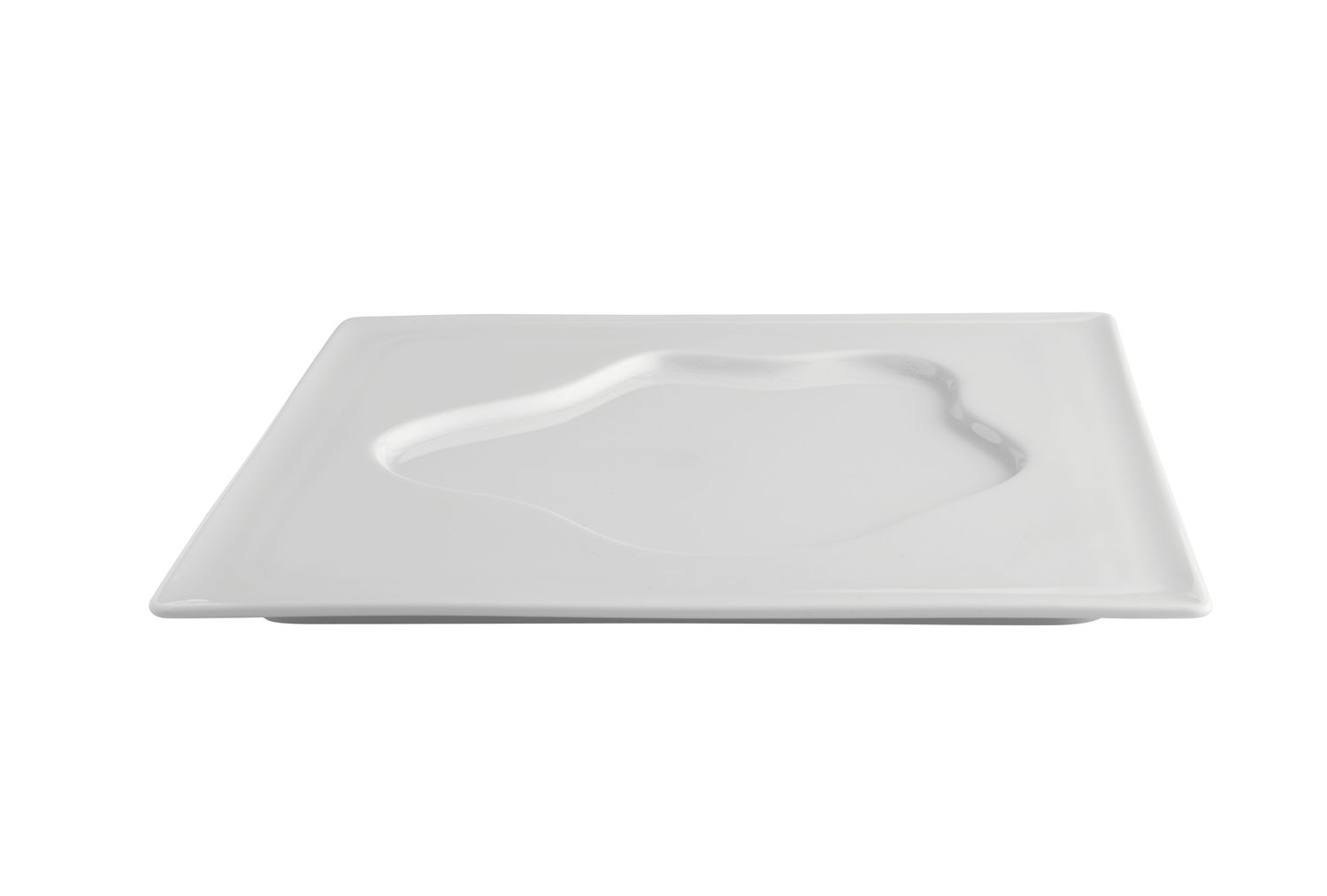 Vista Alegre 26 cm porcelain Lake plate rectangular design professional catering plate