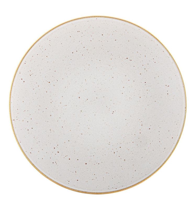 Presentation plate 32 cm Gold Stone White Vista Alegre gold rim horeca