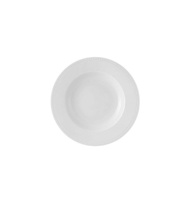 Vista Alegre Perla porcelain soup plate 24 cm