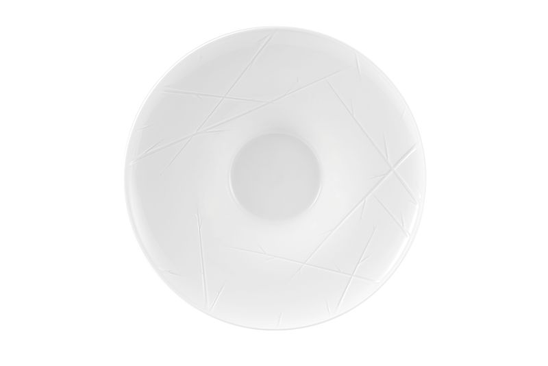 Vista Alegre 29 cm porcelain deep plate Natura embossed professional catering plate