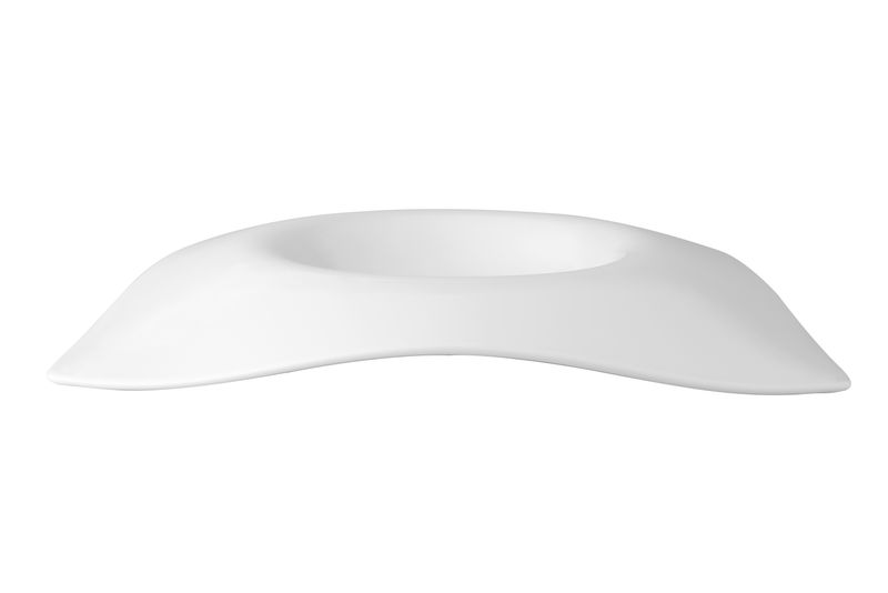 Vista Alegre 29 cm porcelain Deltha plate curved design professional catering plate