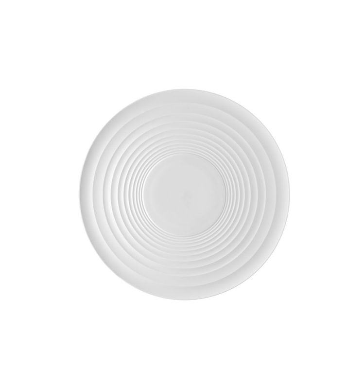 Vista Alegre 31 cm Fluctus biscuit porcelain plate professional catering use