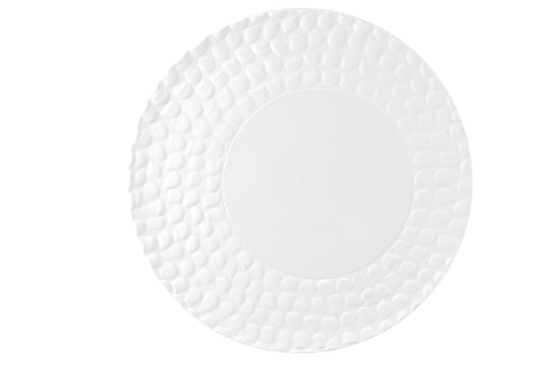 Presentation plate 33 cm Crocodile Texture porcelain horeca