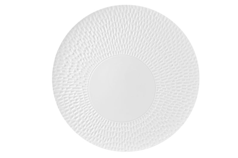 Praesentierteller 33 cm Rain Texture Porzellan horeca