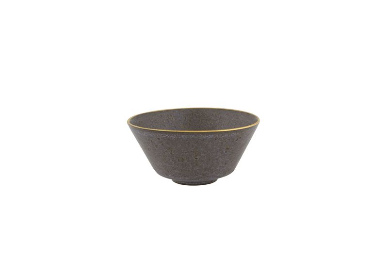 Cereal bowl 16 cm Gold Stone Bronze Vista Alegre gold rim horeca