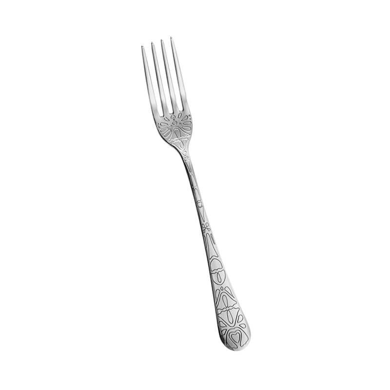 Tattoo table fork stainless steel 18 10 Abert