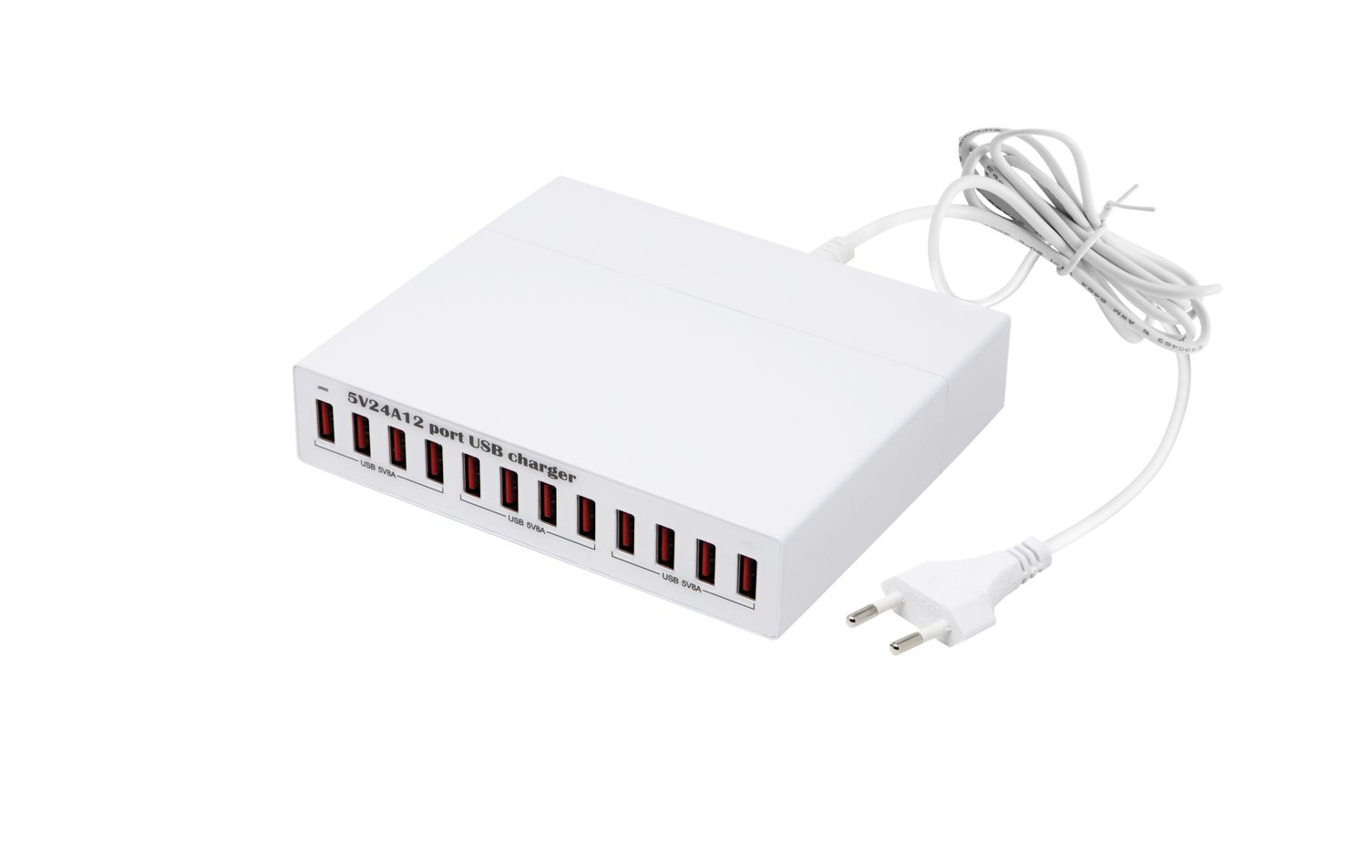 12 USB power strip Abert