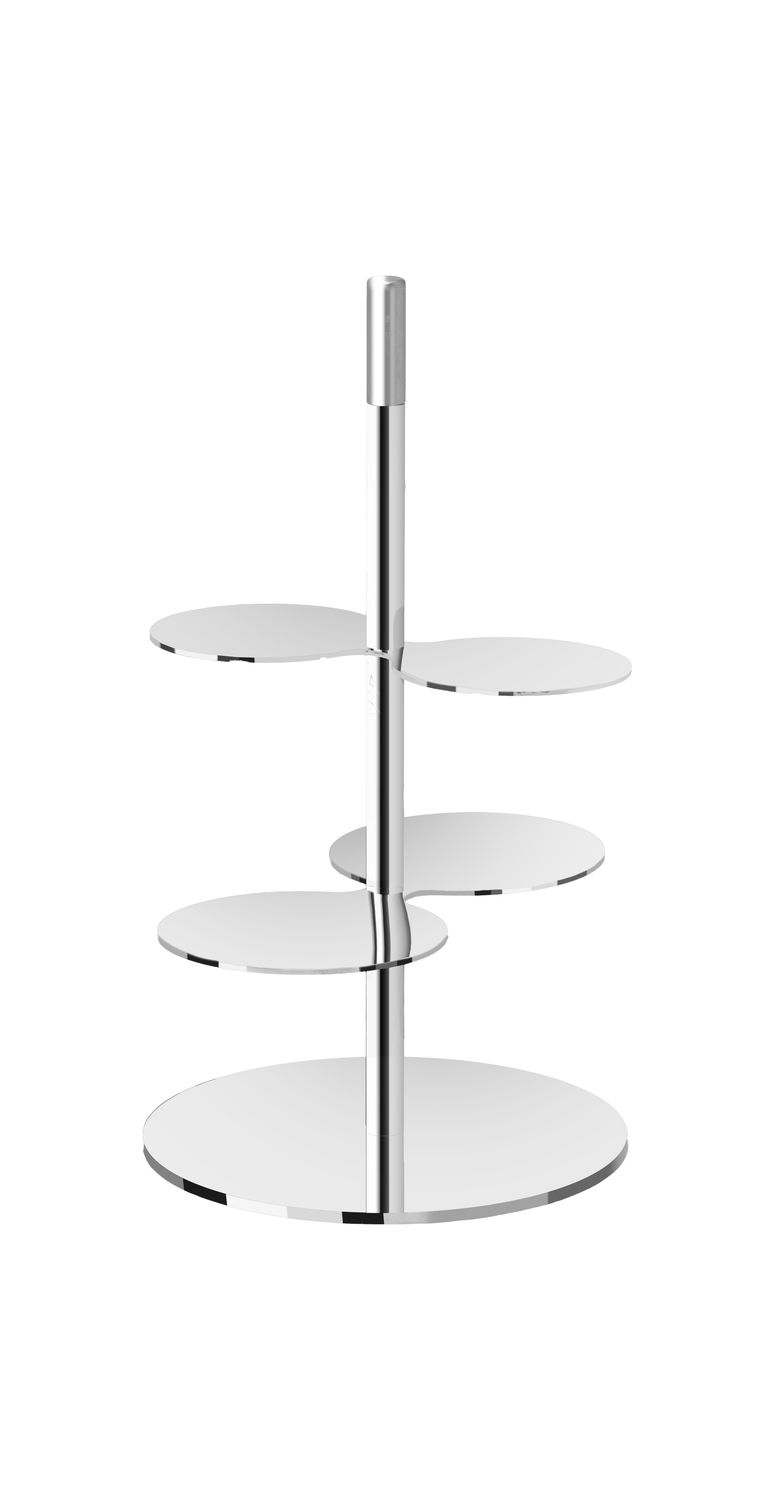 Etagere Konditorei Edelstahl Abert 4 Ebenen