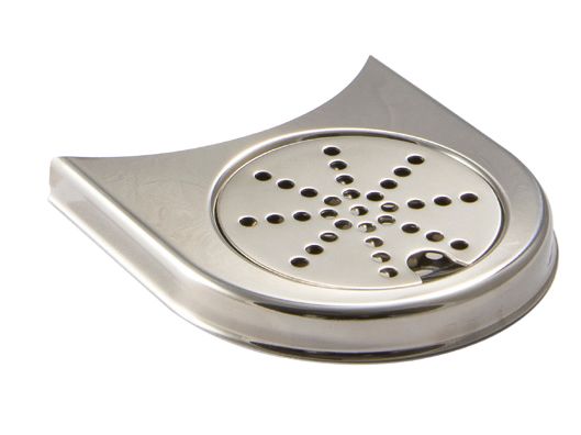 Abert base salvagoccia inox con calamita 16x16 cm per dispenser horeca