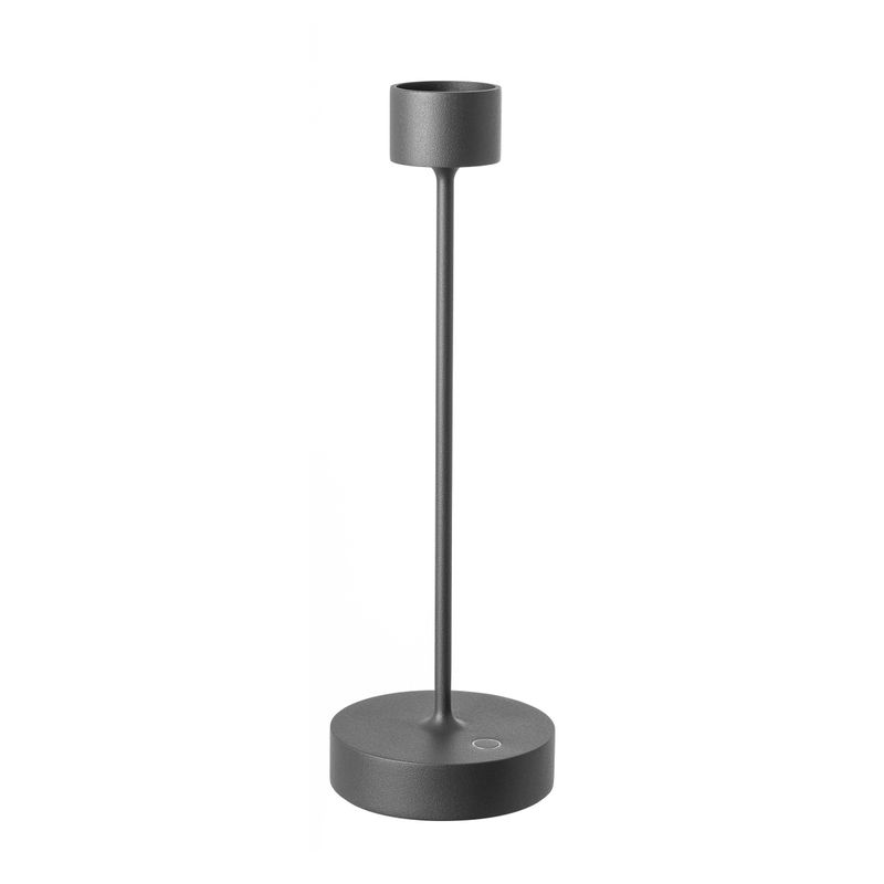 Rechargeable lamp Saturno black Abert