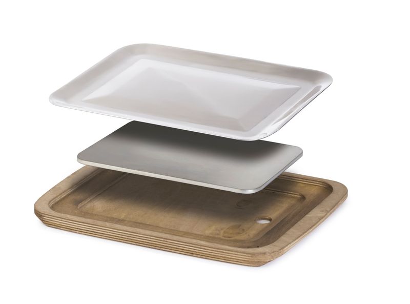 Rectangular grill tray 34x24 Abert