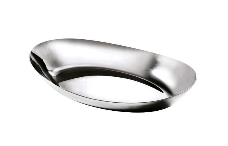 Stainless steel bread basket Gourmet Abert 25x15 cm