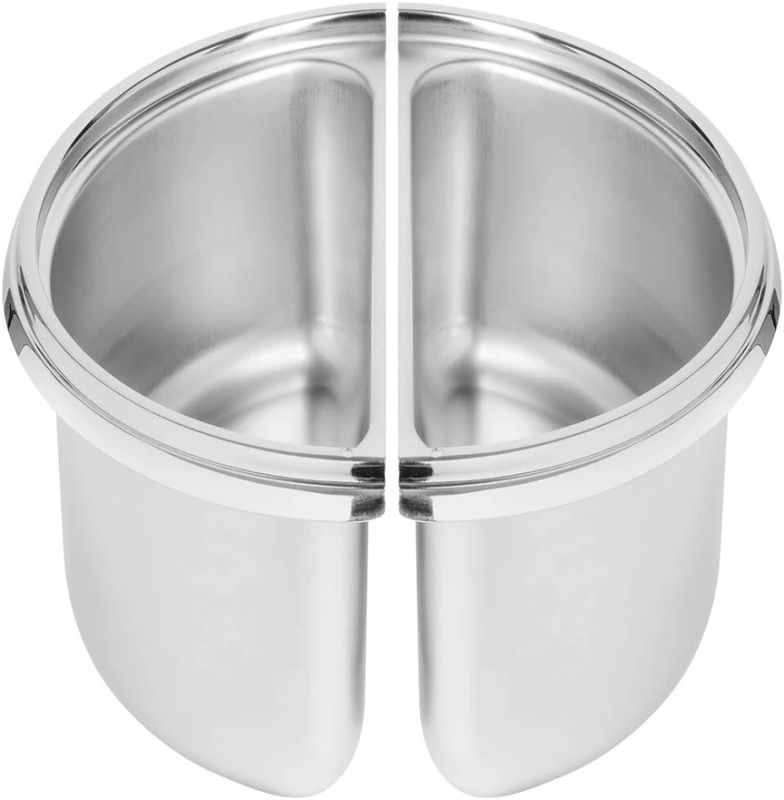 Abert bacinella GN 1 2 inox 18 10 h9 cm per scaldavivande horeca