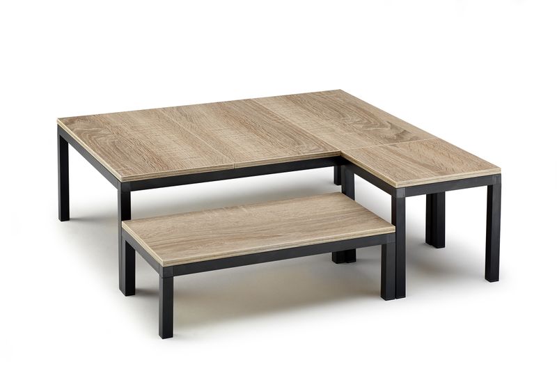 Abert alzata buffet angolare Mixplay 52,5x52,5 cm metallo piano legno horeca