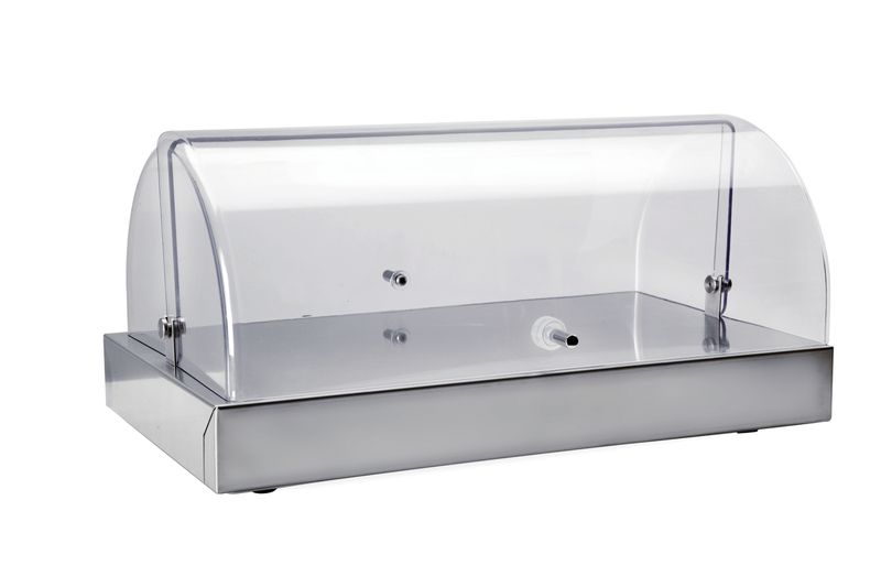 Abert scaldabrioches inox con termostato buffet horeca