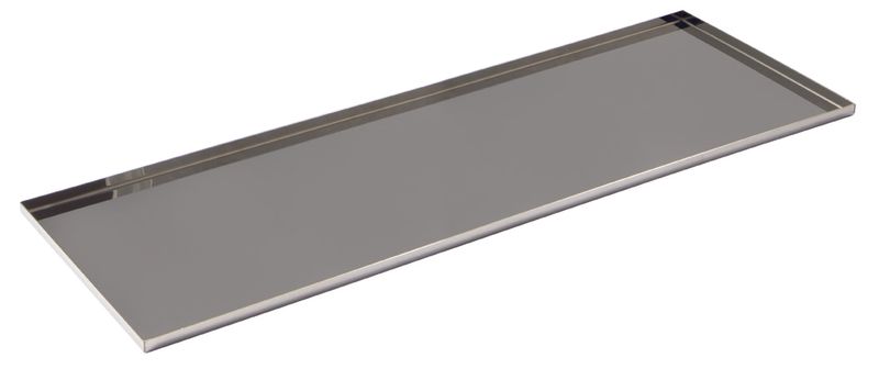 Abert piatto buffet acciaio inox 60x20 cm horeca