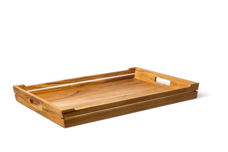 Abert cassetta legno rettangolare buffet pane horeca