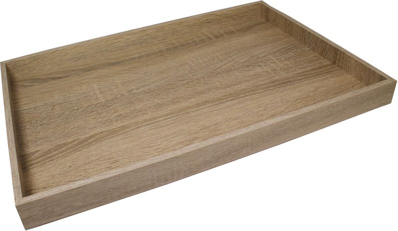 Abert Buffettablett Holz 52,5x35 cm hoher Rand Horeca