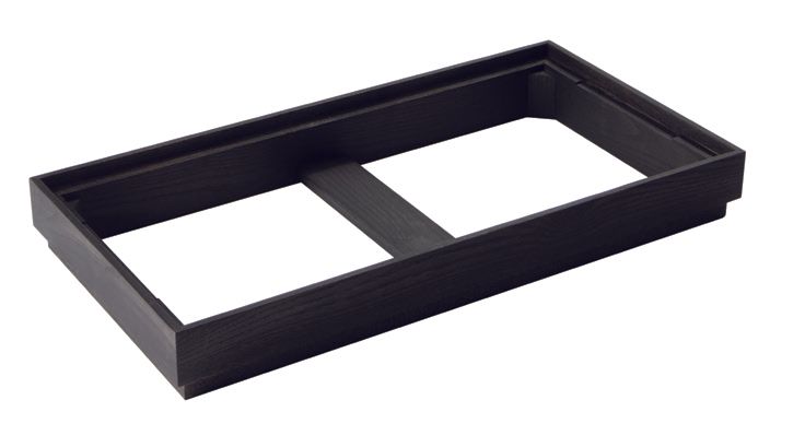 Abert cornice buffet nera 40x20 cm h5 horeca